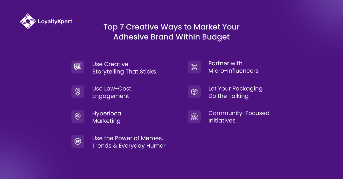 Top 7 Creative Ways to Market Your Adhesive Brand Within Budget